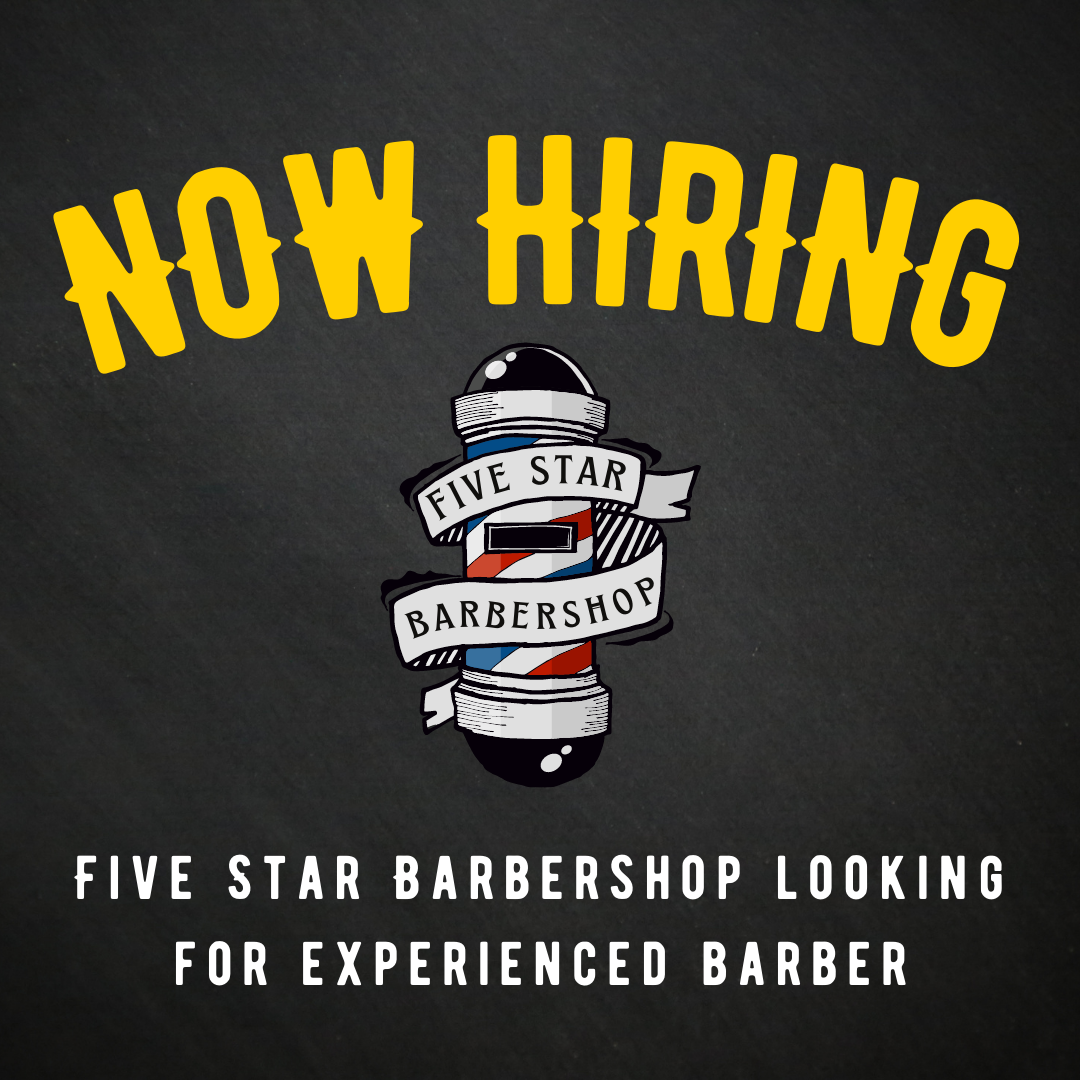 A visual example of the custom graphics designed for FiveStar Barbershop's Instagram profile by Sprobuj Digital Agency, enhancing their online presence with eye-catching visuals.