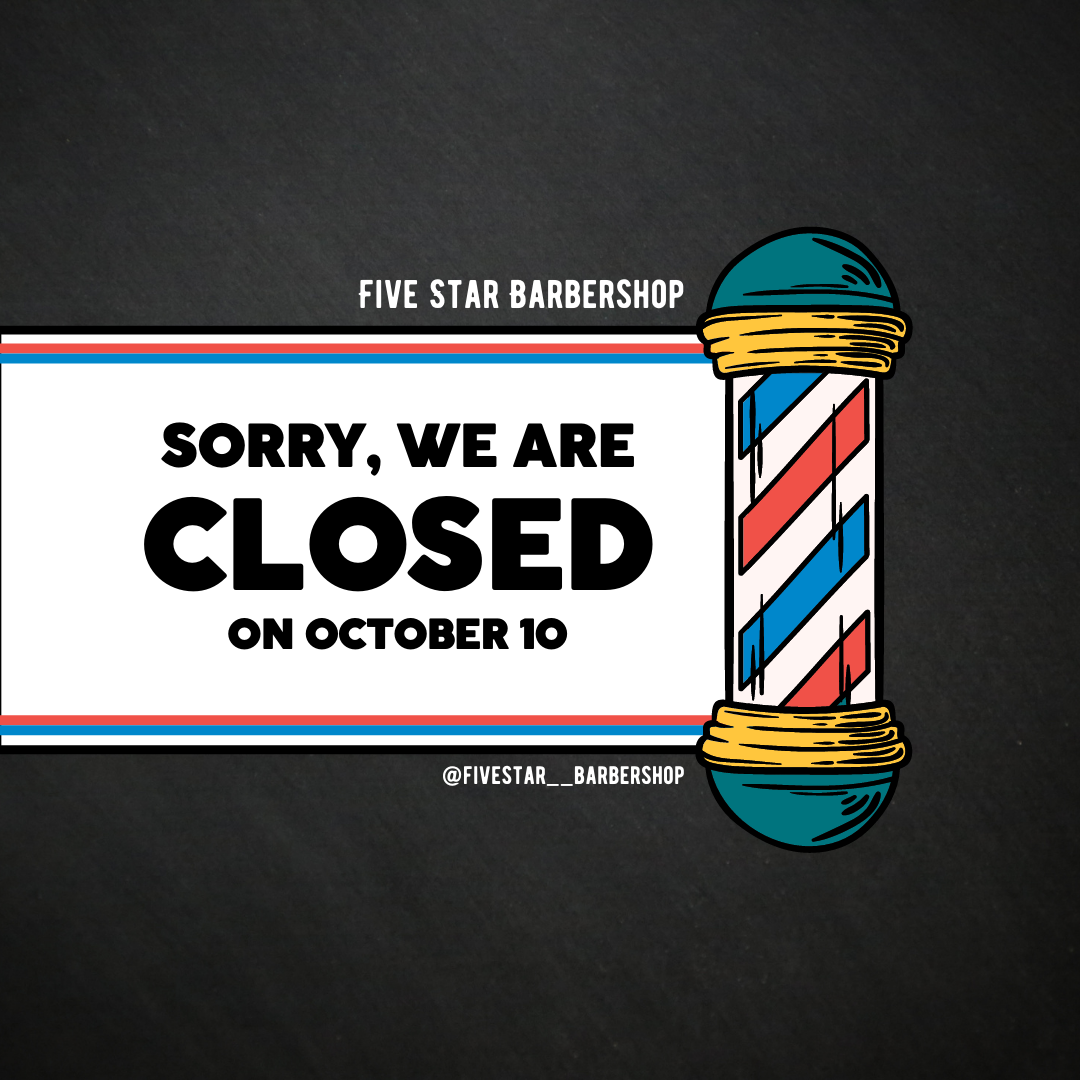 A visual example of the custom graphics designed for FiveStar Barbershop's Instagram profile by Sprobuj Digital Agency, enhancing their online presence with eye-catching visuals.