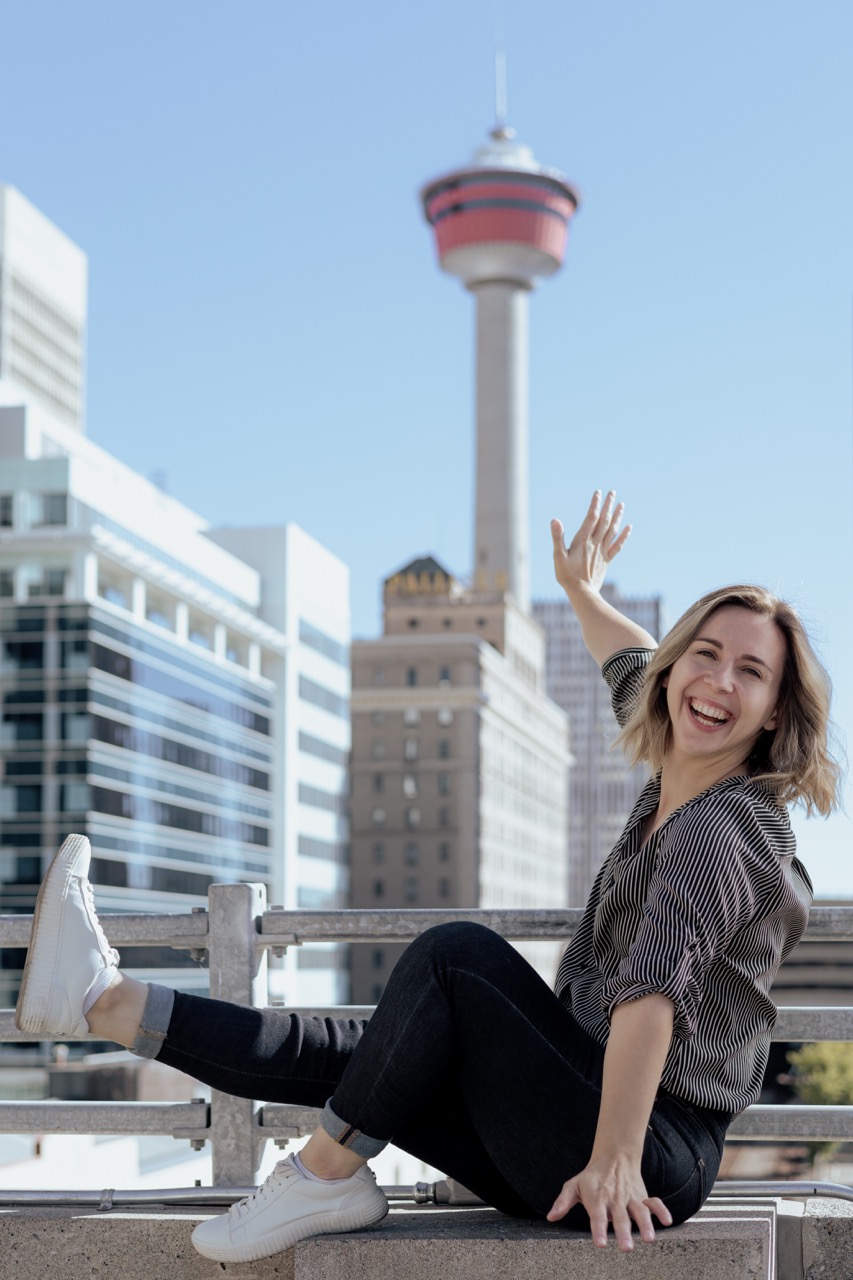 A glimpse into the captivating moments captured during a photoshoot for Kate Semeniuk by Sprobuj Digital Agency, showcasing her authenticity and style.
