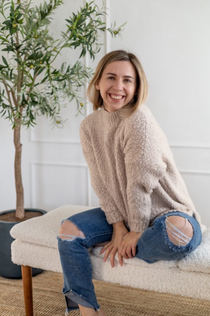 A captured moment from a photoshoot conducted by Sprobuj Digital Agency for Kate Semeniuk, showcasing her unique personality and style while embodying her brand's essence.