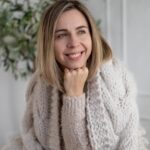 A visual from a photoshoot by Sprobuj Digital Agency for Kate Semeniuk, capturing the essence of the holiday season while reinforcing her strong and consistent brand identity as a hypnotherapist.