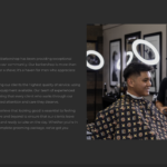 A visual representation of the captivating landing page designed for FiveStar Barbershop by Sprobuj Digital Agency, presenting their brand and services in an engaging and appealing manner.