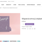 A visual representation of the e-commerce website designed and developed by Sprobuj Digital Agency for Sonia Kozub-Skalska, showcasing her products and services in an accessible online platform.