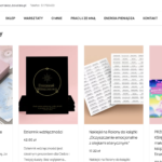 A visual representation of the e-commerce website designed and developed by Sprobuj Digital Agency for Sonia Kozub-Skalska, showcasing her products and services in an accessible online platform.