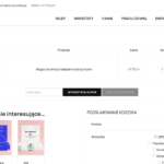 A visual representation of the e-commerce website designed and developed by Sprobuj Digital Agency for Sonia Kozub-Skalska, showcasing her products and services in an accessible online platform.