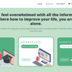 A visual representation of the e-learning website developed by Sprobuj Digital Agency for Kate Semeniuk, providing a platform for her expertise and knowledge to reach a wider audience.