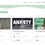 A visual representation of the e-learning website developed by Sprobuj Digital Agency for Kate Semeniuk, providing a platform for her expertise and knowledge to reach a wider audience.