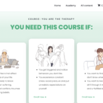 A visual representation of the e-learning website developed by Sprobuj Digital Agency for Kate Semeniuk, providing a platform for her expertise and knowledge to reach a wider audience.